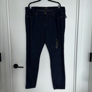 Forever 21 Dark Denim Straight Leg Pants